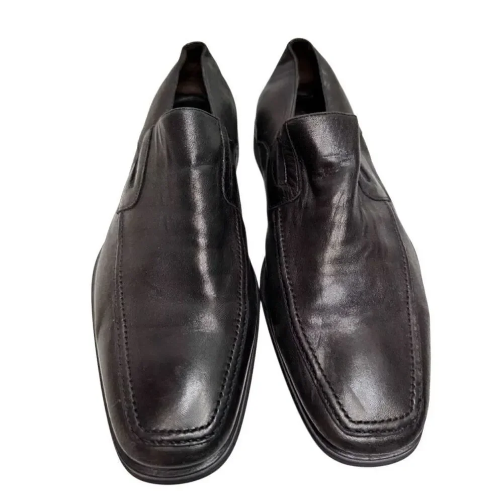 Monte Rosso Shoes Size 9 Mens Lucca Nappa Leather Loafers‎ Made in Italy